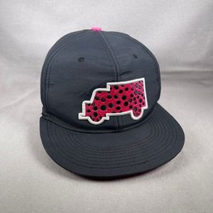 Trukfit Hat Mens One Size Black Strapback Cap‎ Skater Grunge Cheetah Embroidered